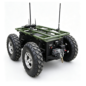 Plataforma Agrícola com Rodas Chassis 4WD
