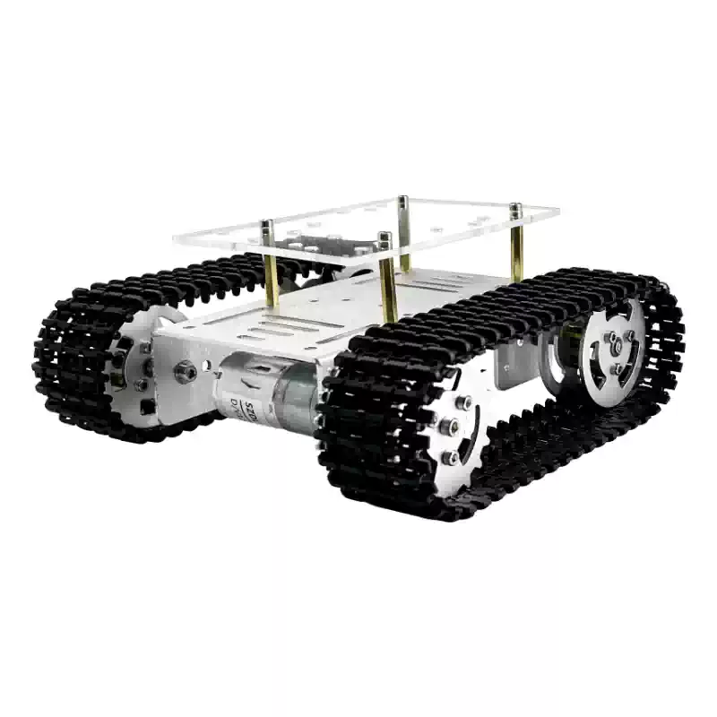 Plataforma de tanque DIY de código aberto com chassi de robô rastreado